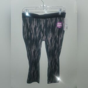 Soffe Black and Gray Kids Leggings